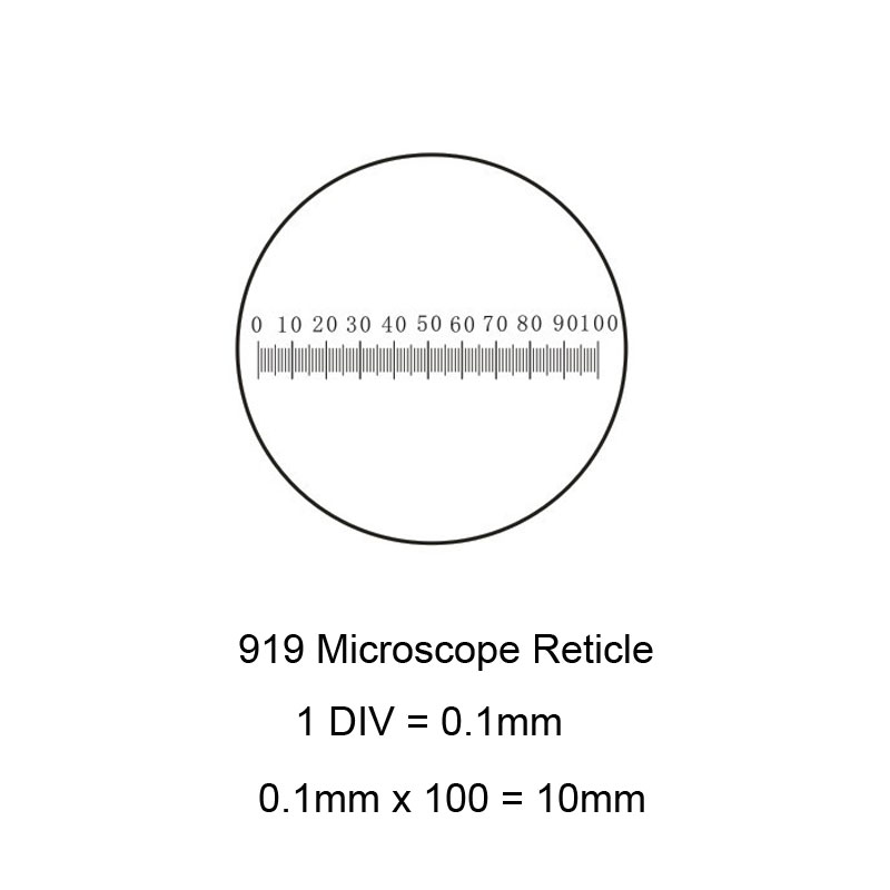 0.1mm 顯微鏡測(cè)微尺 目鏡測(cè)微尺 FHCW09.919